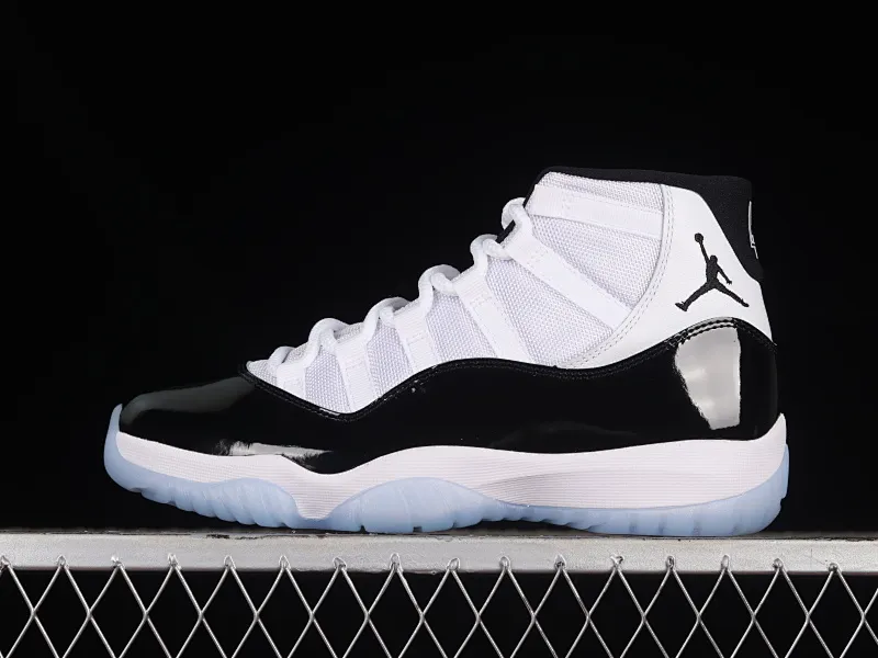 All categories Air Jordan Jordan series basketball shoes Air Jordan 11 LJR version Air Jordan 11 Concord AJ11 Joe 11 Concord black and white replica basketball shoes 378037-100